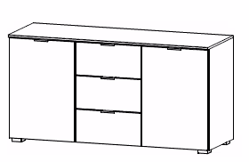 Rauch Select yourJOYce Kommoden / Breite 120 cm / verschiedene Ausführungen - Ansicht 3