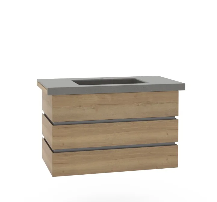 Thielemeyer Fresh Massivholz Badmöbelset 800589/801589 - 102 cm - Ansicht 6