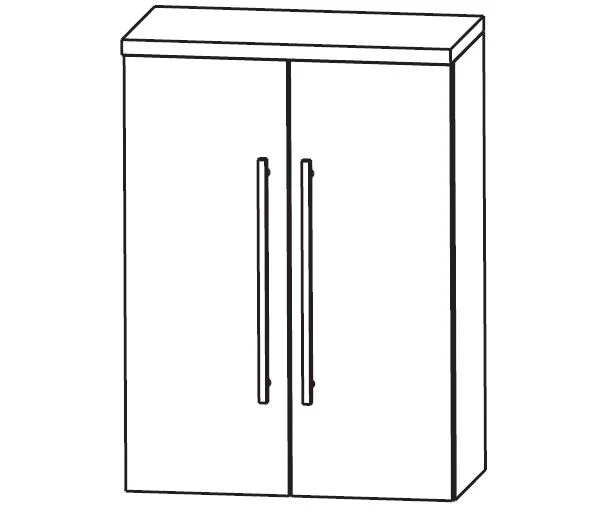 Puris Classic Line Highboard 60 cm HBA516A7 - Ansicht 2