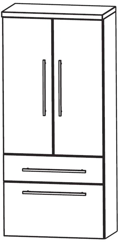 Puris Crescendo Mittelschrank 60 cm MNA886A7M - Ansicht 2