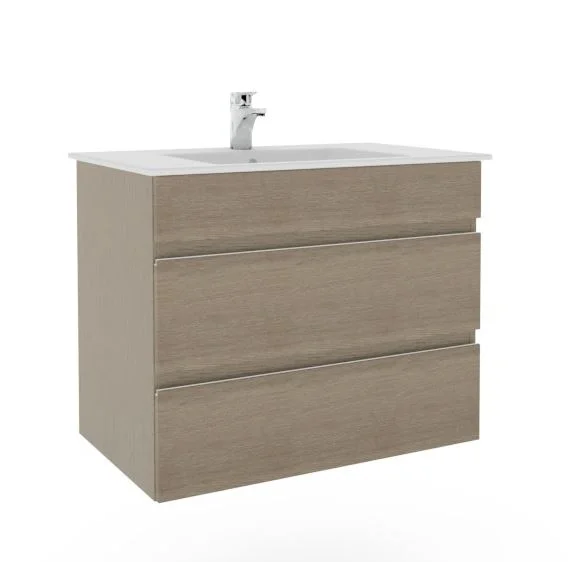 Marlin Bad 3290 Waschtisch mit Unterschrank - 80 cm breit