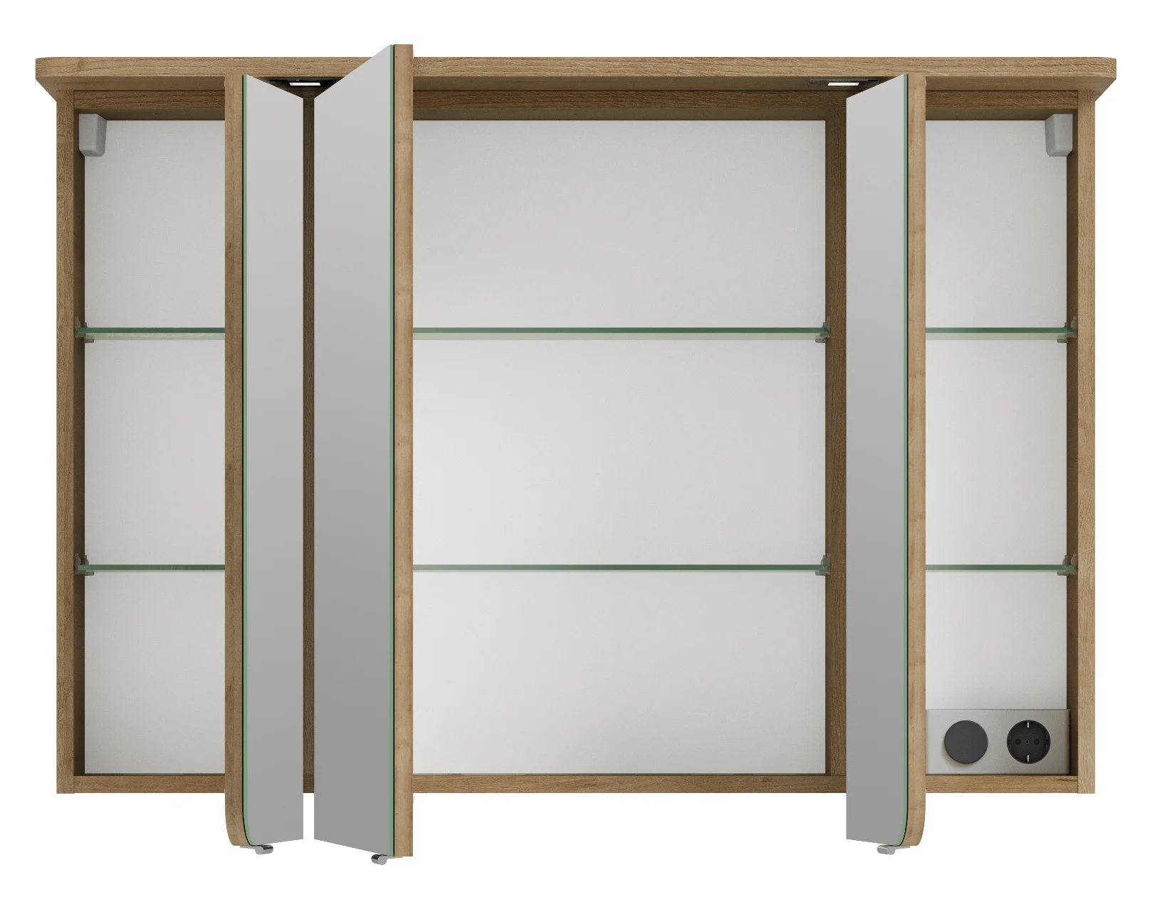 Pelipal 6005 Spiegelschrank 90 cm AG-SPS 03 - Ansicht 2
