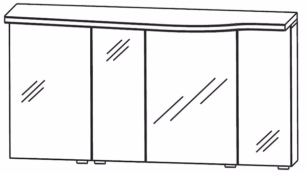 Spiegelschrank 140 cm SET40143L
