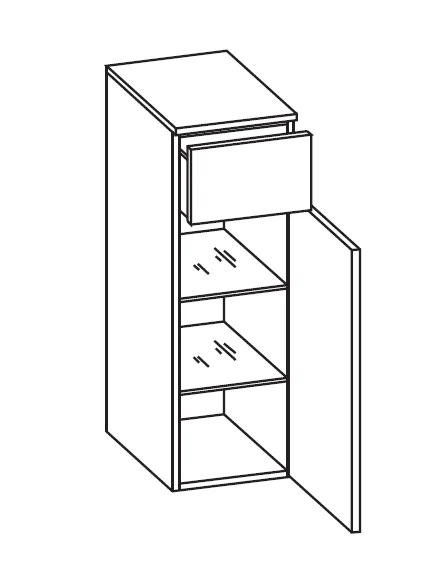 Pelipal TrenTino Highboard 30 cm - Ansicht 2
