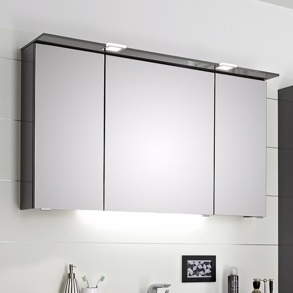6025-SPS 04 Spiegelschrank mit LED-Einbaustrahler