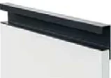 352 - Griffleiste schwarz matt