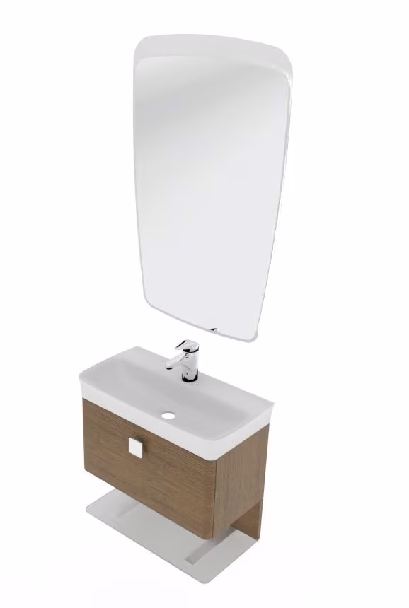 Marlin Gästebad 3010.2 Badmöbel Set 60 cm breit - Ansicht 5