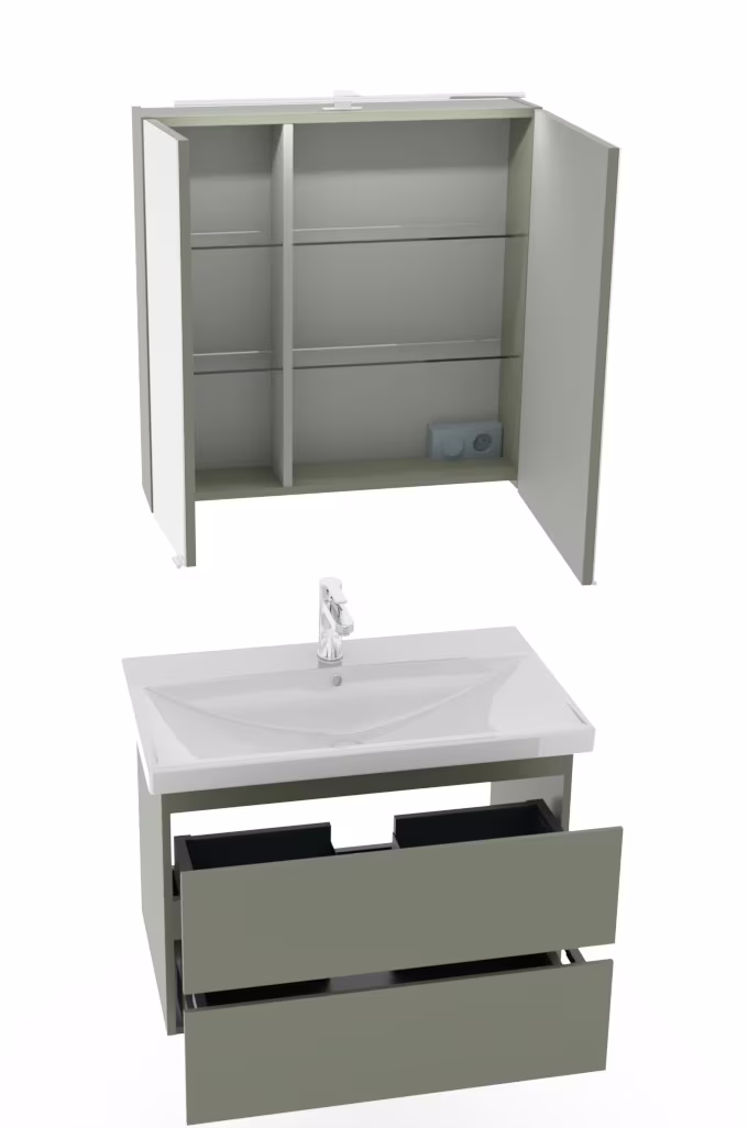 Pelipal 6090 Badmöbelset 80 cm - Ansicht 4