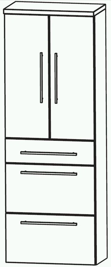Puris Swing Hochschrank 60 cm HNA096A7M - Ansicht 2