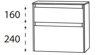 Puris New Xpression - Unterschrank / 62,5 cm breit - Ansicht 2