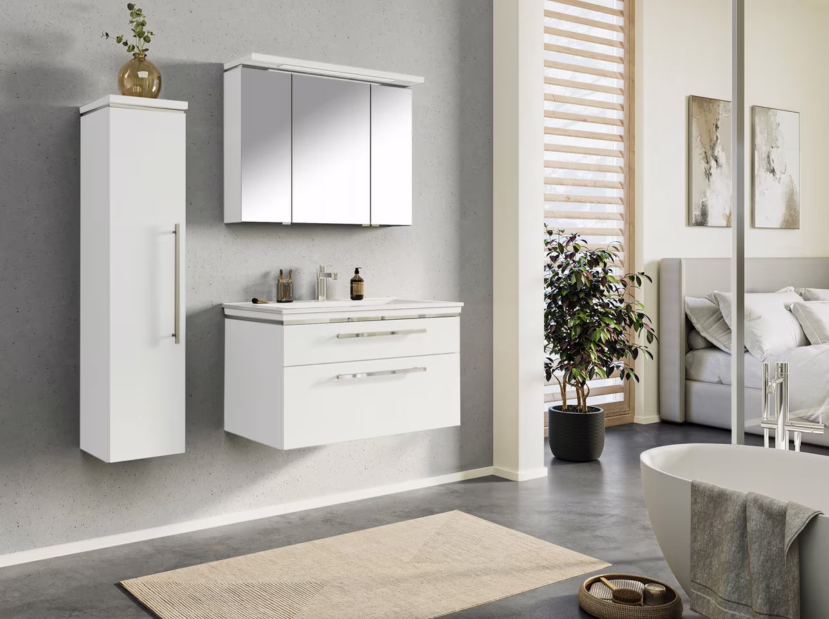 Puris Cool Line Badmöbel Set 92 cm breit kombinierbar - Ansicht 3