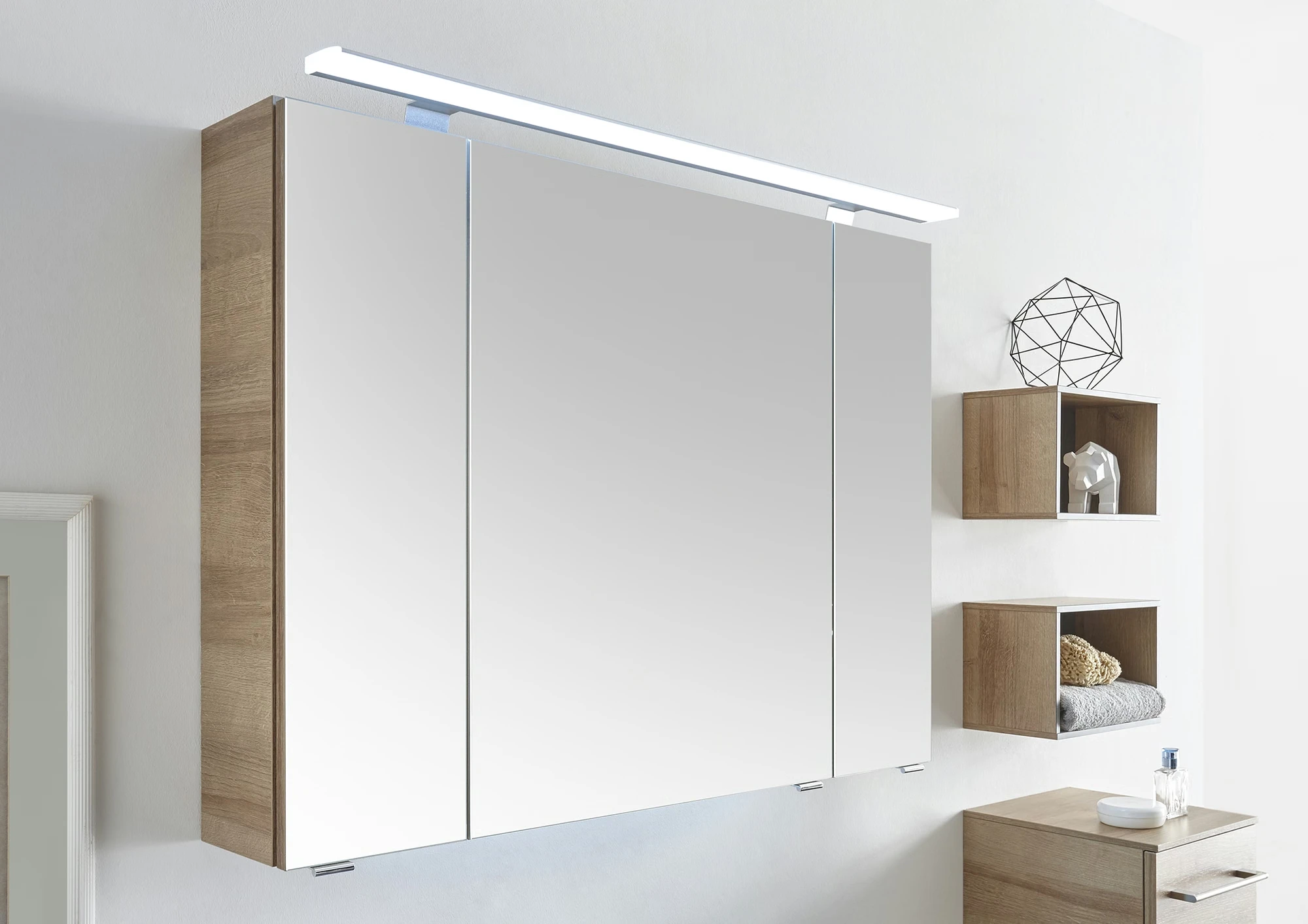 Pelipal 6025 Spiegelschrank 95 cm 6025-SPS 10 - Ansicht 2