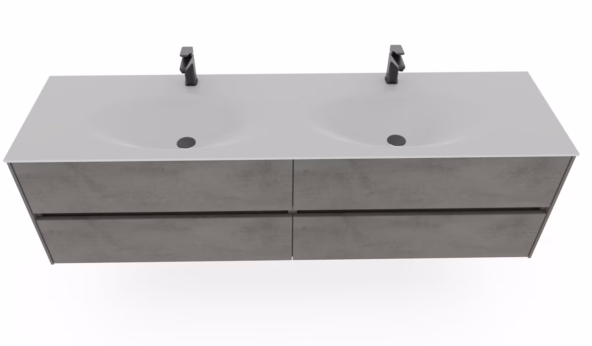 Pelipal 6010 Badmöbel-Set, Doppelwaschplatz, 183 cm - Ansicht 7