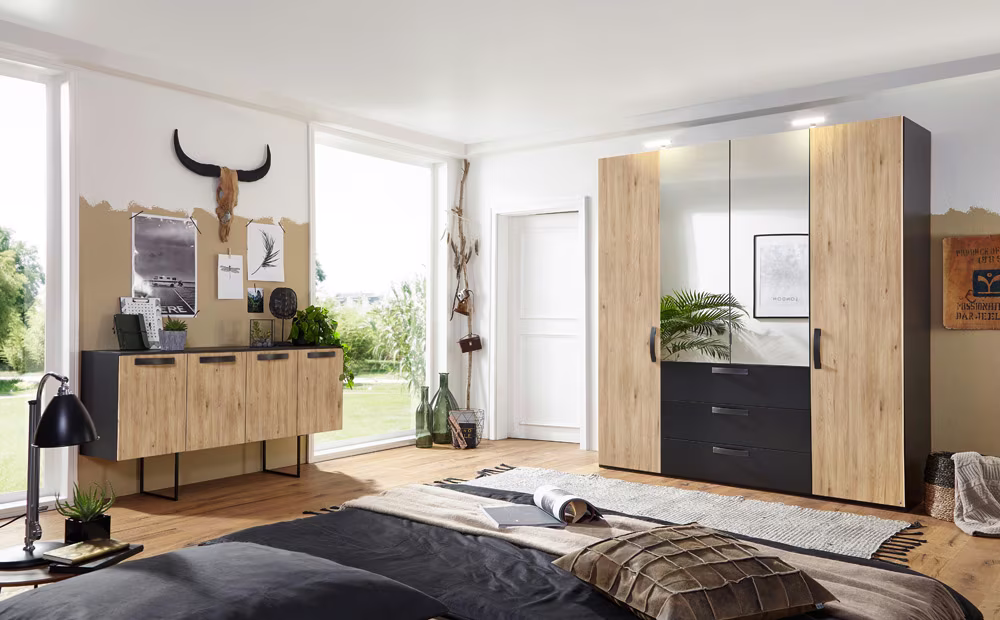 Rauch Select yourJOYce - Drehtüren-Schrank mit Kombi-Element / Höhe 236cm - Ansicht 3