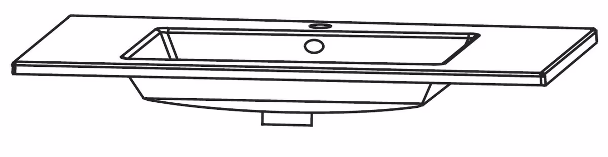 Puris Cool Line Badmöbel Set 122 cm kombinierbar - Keramik - Ansicht 5