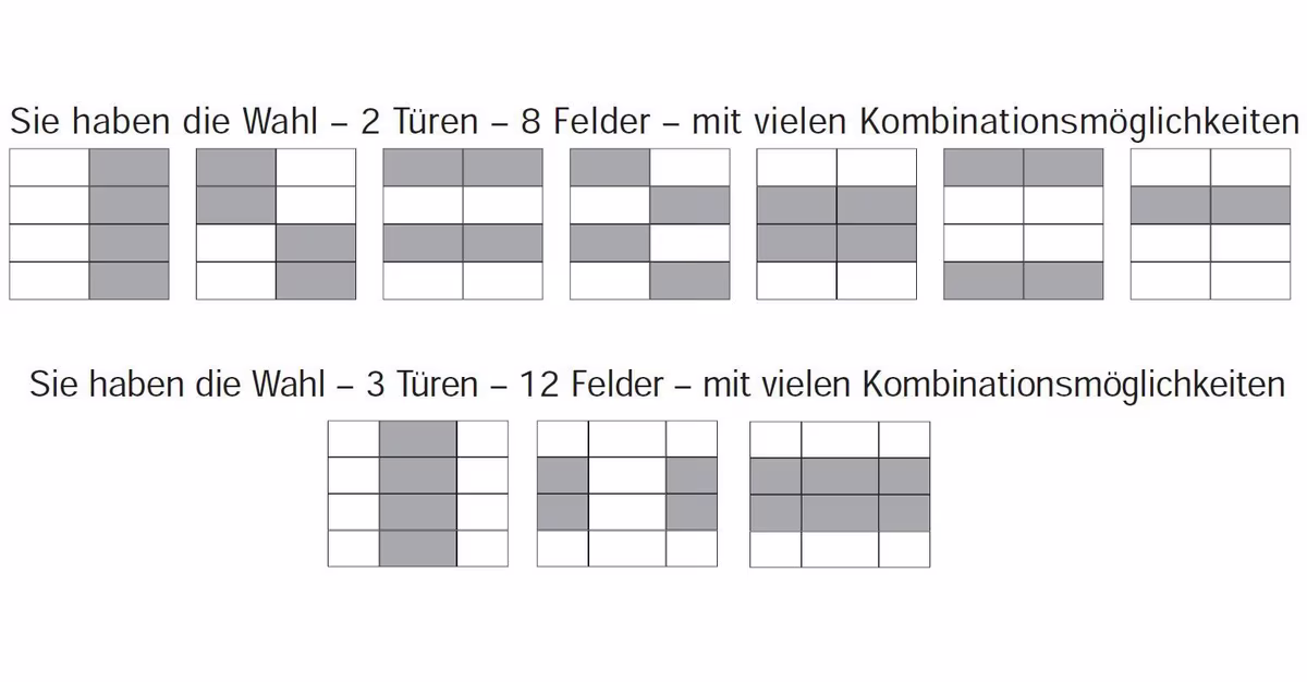 Rauch ORANGE Schwebetürenschrank Quadra Front Dekortür/Glastür - Ansicht 4