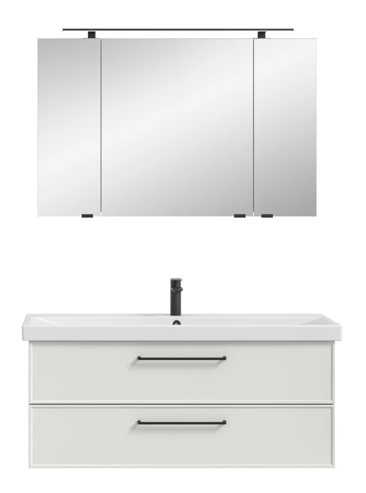 Pelipal 7300 Badmöbelset 120 cm - Waschtisch eingelassen - Ansicht 2