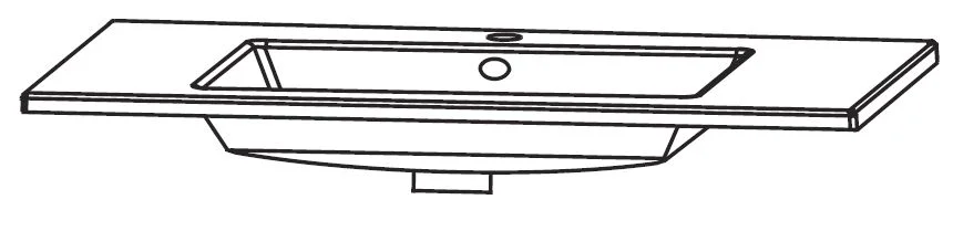 Puris Fresh Waschplatz 120 cm - Keramik - Ansicht 4