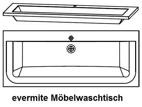 Puris Star Line Badmöbel Set 120 cm - Set 1 - Ansicht 8