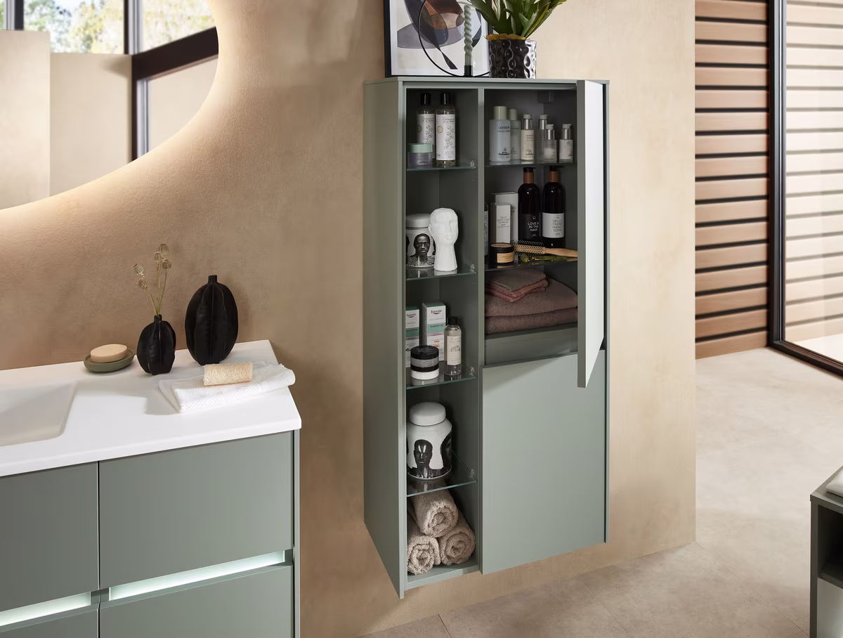 Pelipal 6010 Midischrank mit Regal 57 cm 6010-MSR 01 - Ansicht 2