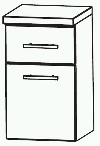 Puris Swing Unterschrank 30 cm UNA343A7M - Ansicht 2