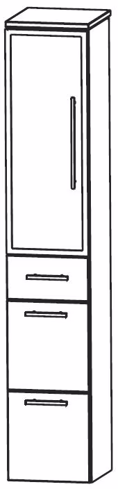 Puris Star Line Hochschrank 30 cm HNA093B7M - Ansicht 2