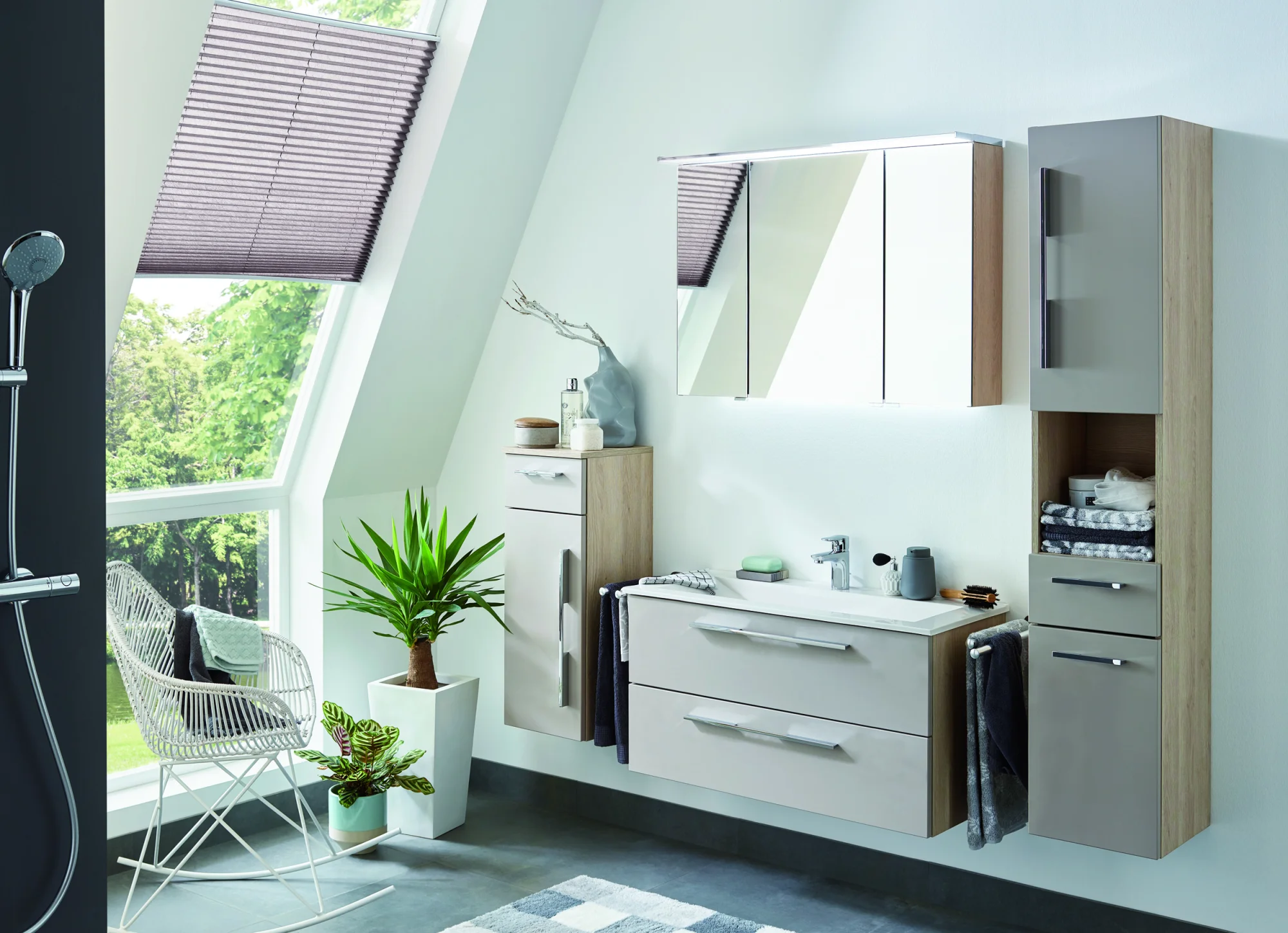 Puris Fine Line Highboard 30 cm HBA553A7M L/R - Ansicht 3