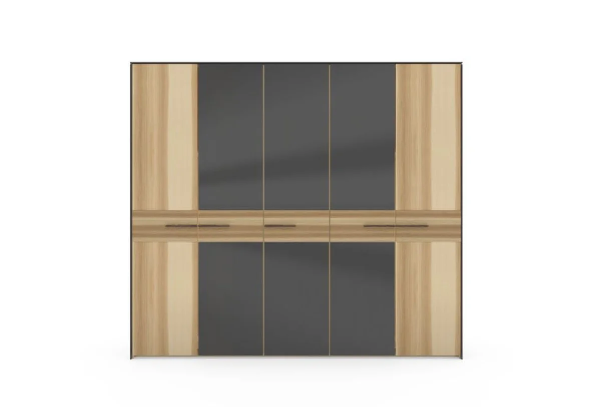 Thielemeyer Steel Drehtürenschrank / 5-türig mit 3 Colorglastüren
