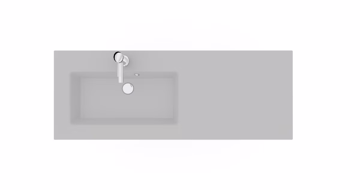 Pelipal 6010 Badmöbel-Set, Becken links oder rechts, 133 cm - Ansicht 9