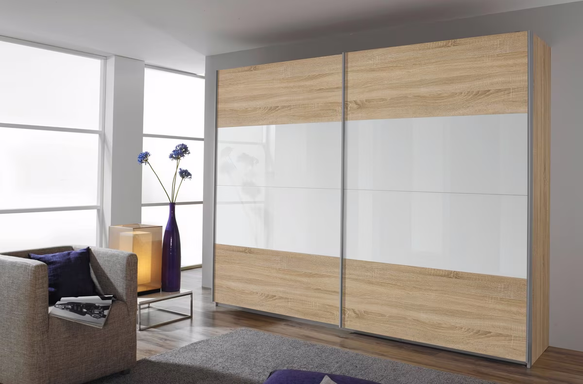 Rauch ORANGE Schwebetürenschrank Quadra Front Dekor/Glas - Ansicht 4
