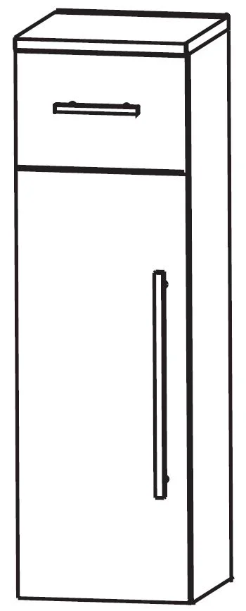 Puris Linea Highboard 30 cm HBA553A01 - Ansicht 2