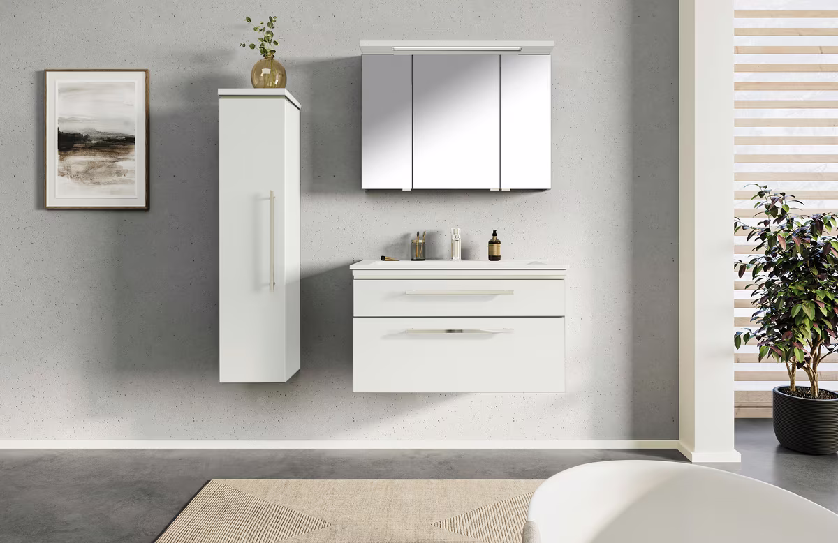 Puris Cool Line Badmöbelset 90 - mit Spiegelschrank Serie A - Ansicht 7