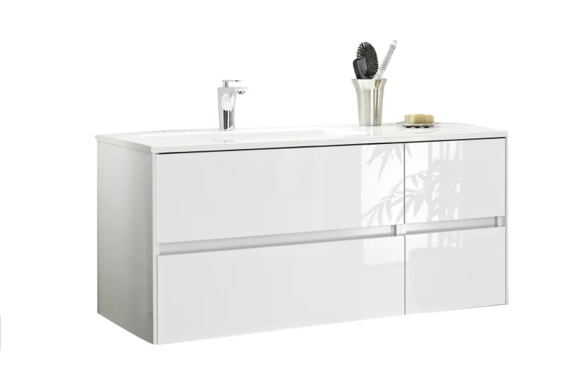 Pelipal 6010 Waschtisch-Set 113 cm 4 Auszüge - Links - Ansicht 4
