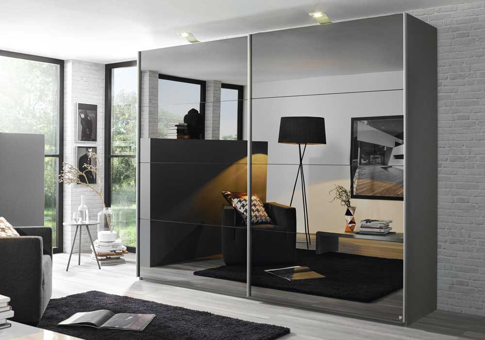 Schwebetürenschrank Rauch