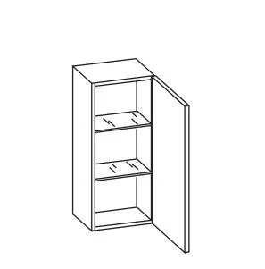 Pelipal Quickset 374 - Wandschrank / 30 cm breit - nur 20 cm tief - Ansicht 2