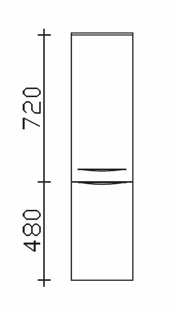 Pelipal 6025 Midischrank 45 cm 6025-MS 45-01 - Ansicht 2