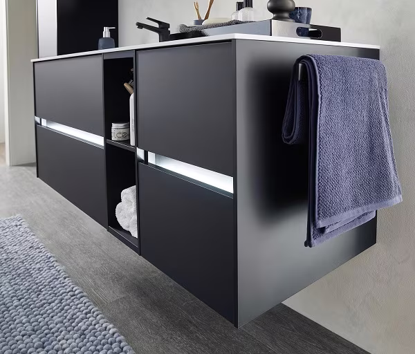 Pelipal 6010 Waschtisch-Set 133 cm - Rechts - Ansicht 9