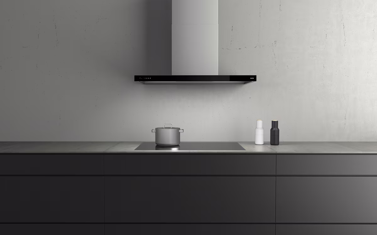 berbel Wandhaube Glassline BWH 90 GL 1005527, mit 5 Jahre Vollgarantie