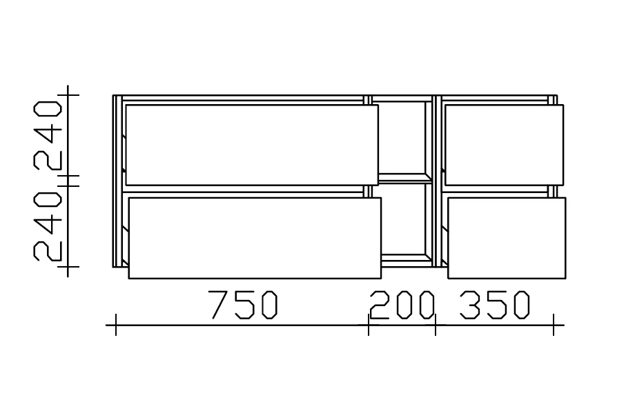 Pelipal 6010 Waschtisch-Set 133 cm - Links - Ansicht 12