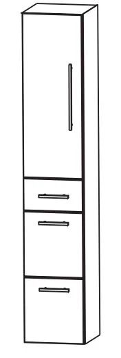 Puris Fine Line Hochschrank 30 cm HNA0930 L/R - Ansicht 2