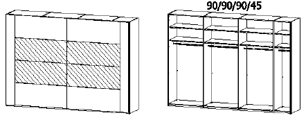 Breite 316 cm