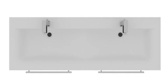 Evermite Doppelwaschtisch 140 cm