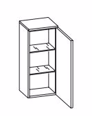 311.013030 - Wandschrank / 1 Drehtüre / 2 Einlegeböden / Breite 30 cm / Höhe 70 cm / Tiefe 20 cm - inklusive Türdämpfer