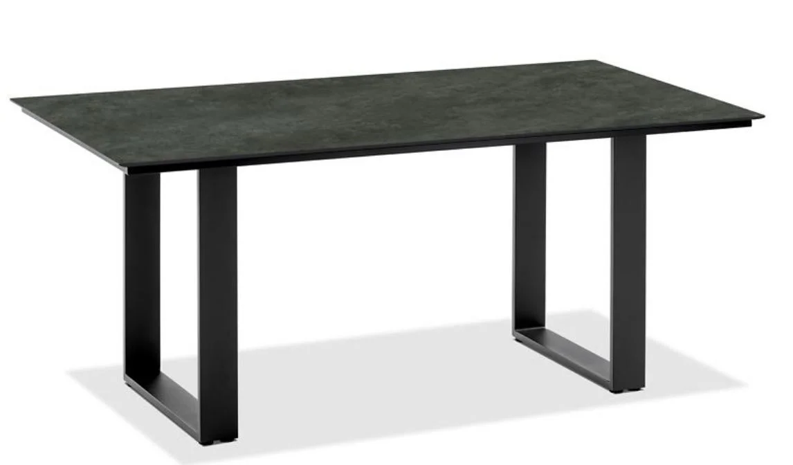 Niehoff Garden Esstisch Noah mit Profilkufe Anthrazit - HPL Platte / T1G3-