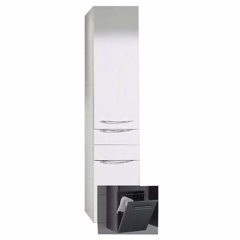 Pelipal 6025 Hochschrank mit Wäschekippe 30 cm 6025-HSW 30-04