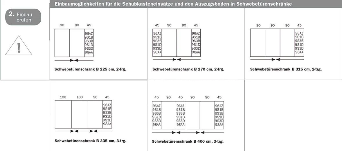 Rauch Dialog Auszugsboden für Hemden/45er Element