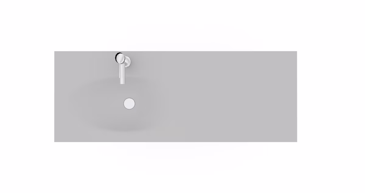 Pelipal 6010 Badmöbel-Set, Becken links oder rechts, 133 cm - Ansicht 10