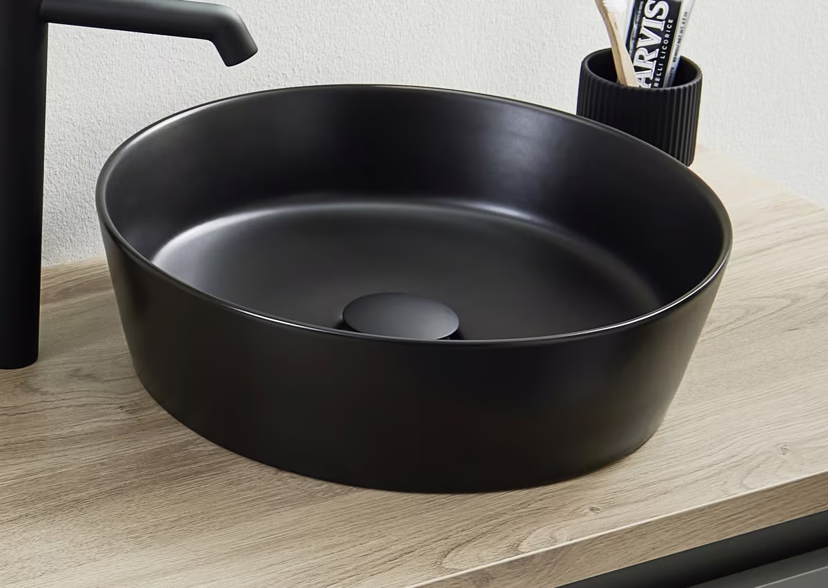 Puris Vialli Badmöbel Set 150 cm breit - Becken mittig