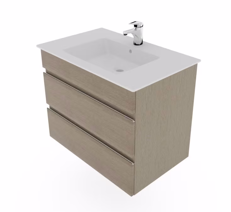 Marlin Bad 3290 Waschtisch mit Unterschrank - 80 cm breit - Ansicht 8