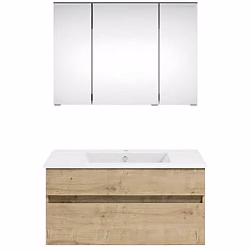 Puris Next 4 You - Badmöbelkombination 3-teilig 90 cm breit